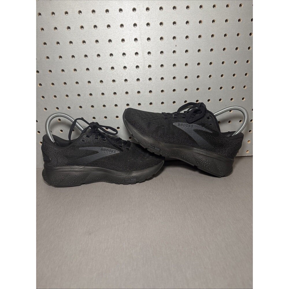 Brooks Ghost 16 Womens Size 6 Triple Black Running Shoes Sneakers 1204071B020 - Picture 7 of 14